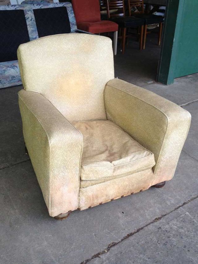 Club Chair - Domestic Furniture Restoration & Reupholstery - Windsor, Hawkesbury, Western Sydney