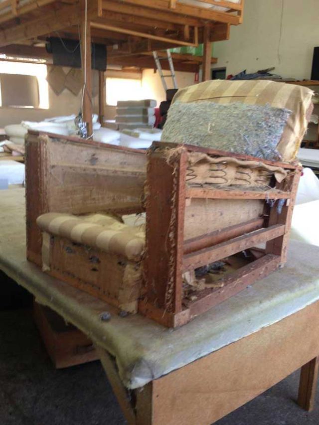 Club Chair - Domestic Furniture Restoration & Reupholstery - Windsor, Hawkesbury, Western Sydney