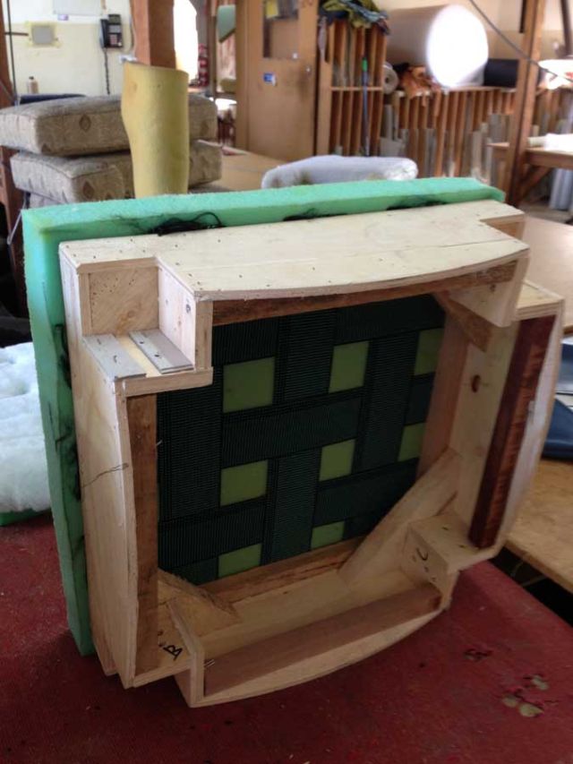 Old Wingback Armchair - furniture restoration, reupholstery - Windsor, Hawkesbury, Western Sydney