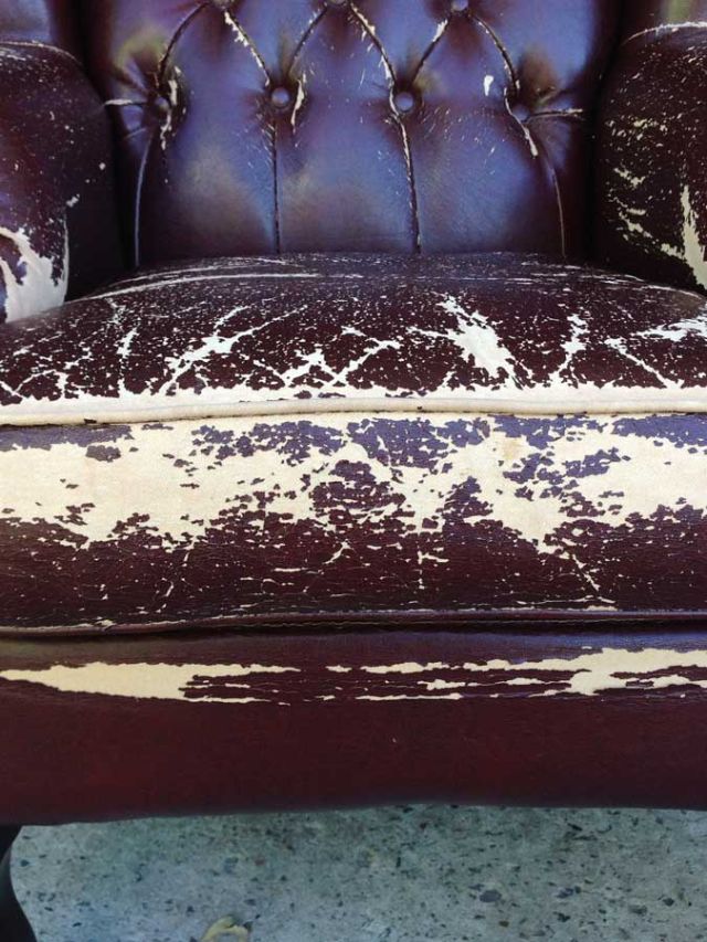 Old Wingback Armchair - furniture restoration, reupholstery - Windsor, Hawkesbury, Western Sydney
